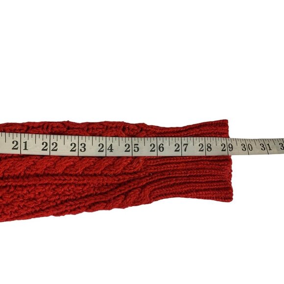 Merona Women's Cherry Red Chunky Pullover Sweater - Picture 6 of 7